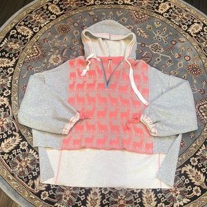 Free people adorable oversized hoodie S p cond